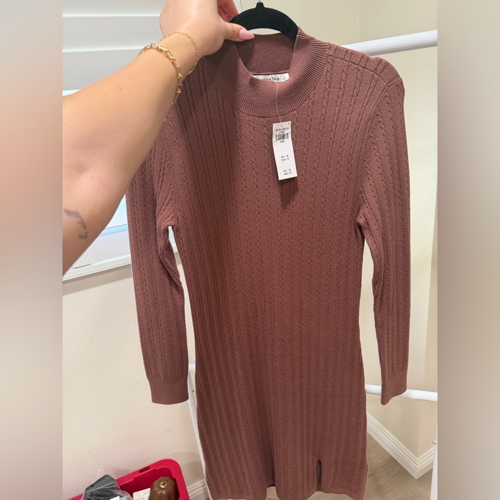 Abercrombie Brown Knit Dress